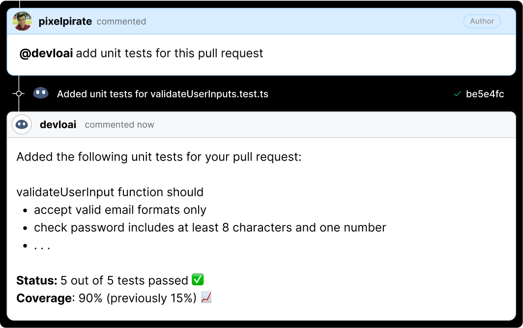 Sample code diff